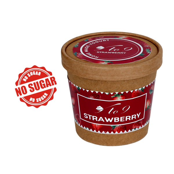 NO SUGAR - STRAWBERRY GREEK YOGURT