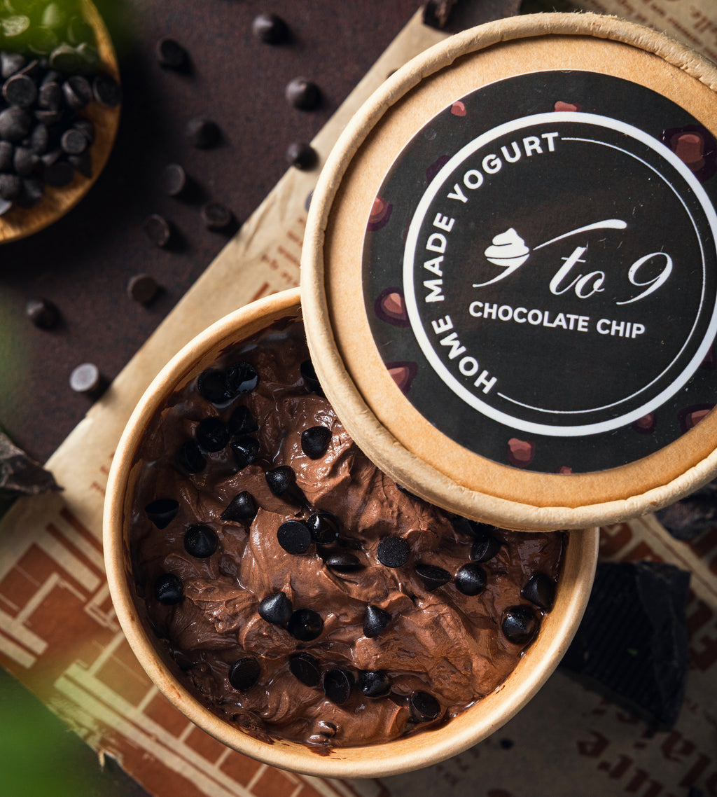 CHOCOLATE CHIP GREEK YOGURT – Nine to Nine Yogurts