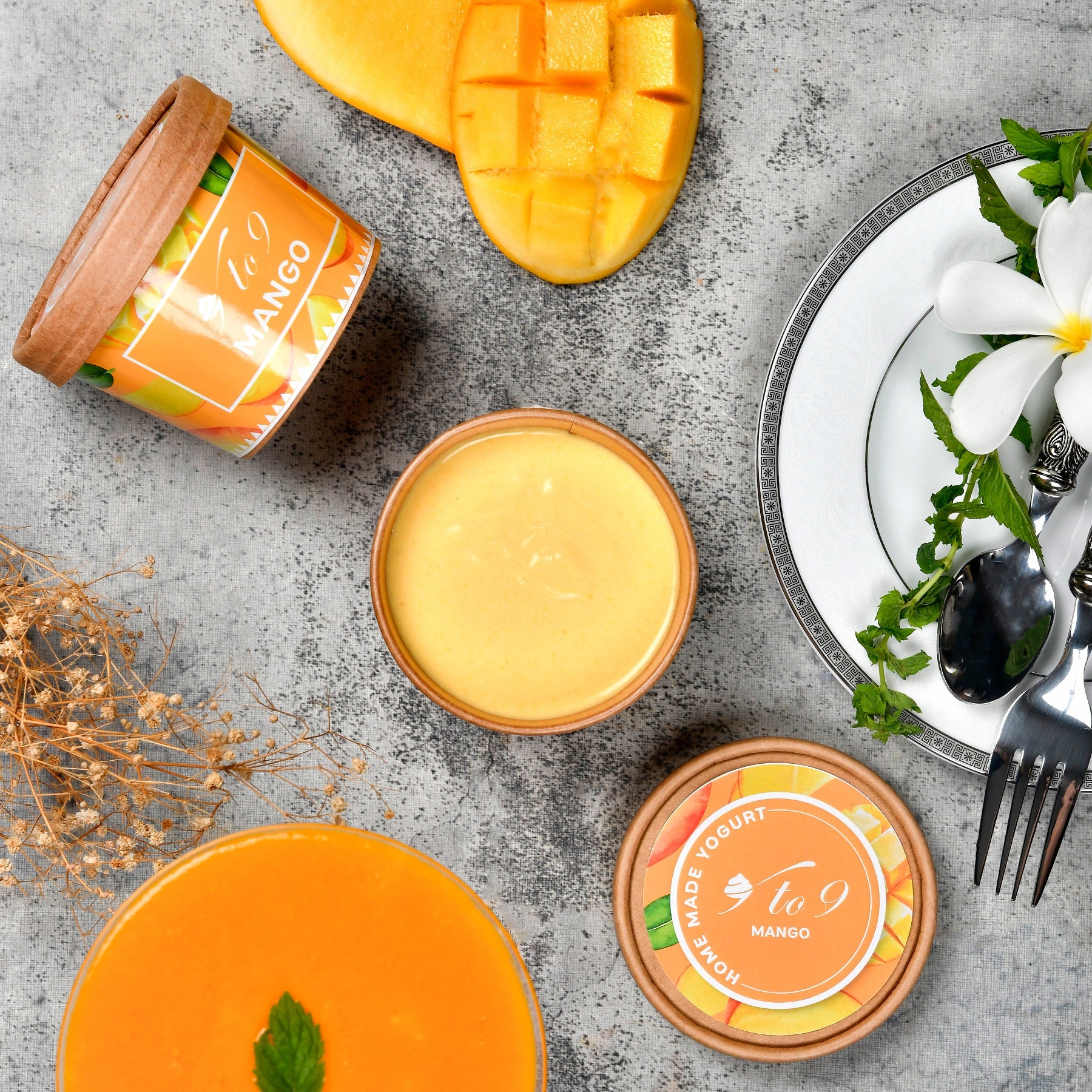 MANGO GREEK YOGURT – Nine to Nine Yogurts